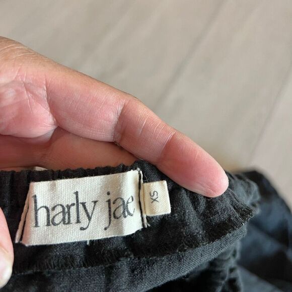 Harly Jae Black Sustainable Linen Maxi Dress size xs - Picture 6 of 10